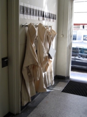 Exhibition on the hat-rack