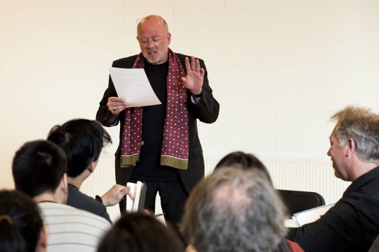 Keynote speaker Hubertus von Amelunxen - photo Pedro Kok