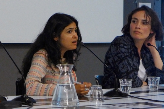 Speakers Natasha Ginwala, Falke Pisano -photography Tiong Ang