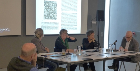 Speakers Christel Vesters, Joke Roobaard, Ansuya Blom - photography Tiong Ang